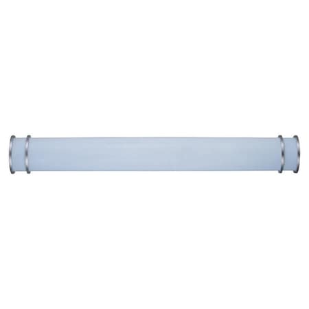 Maxim Two Light Satin Nickel White Glass Vanity 85535WTSN